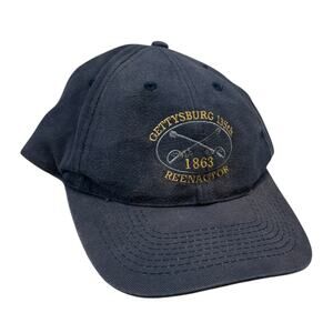 Vintage Gettysburg 135th Reenactor Hat 1863 Baseball Cap
